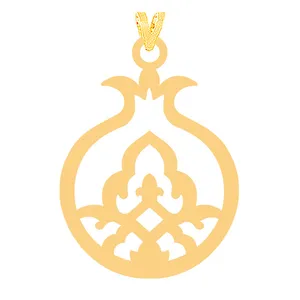 آویز گردنبند طلا 18 عیار زنانه کرابو مدل یلدا Kr31712