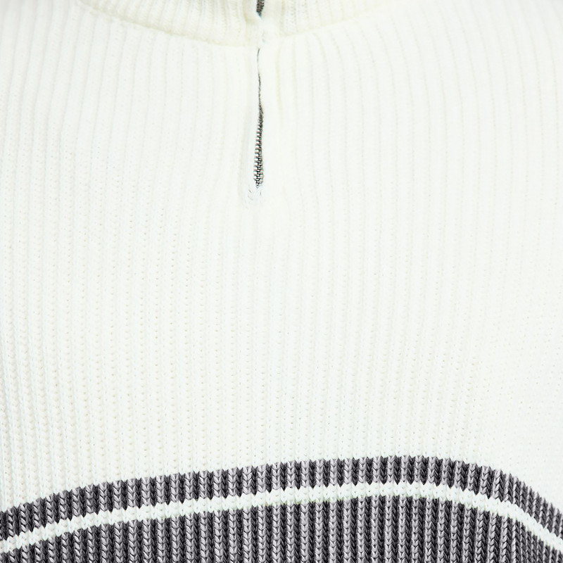 پلیور یقه ایستاده مردانه مدل 820012193 طرح ترندیول