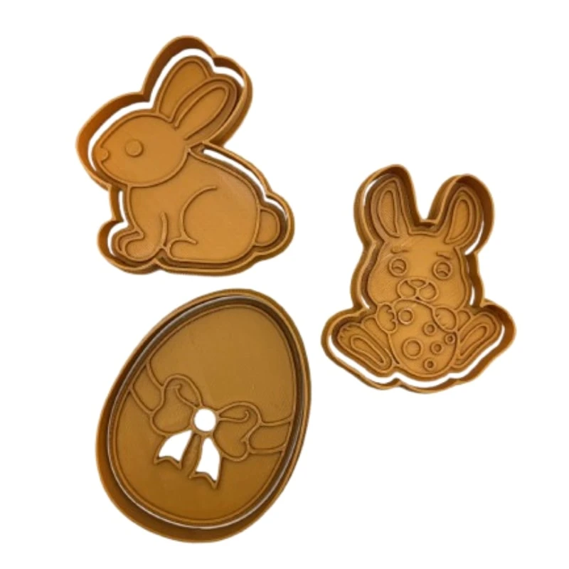 کاتر شیرینی پزی مدل حیوانات کد 01 مجموعه سه عددی