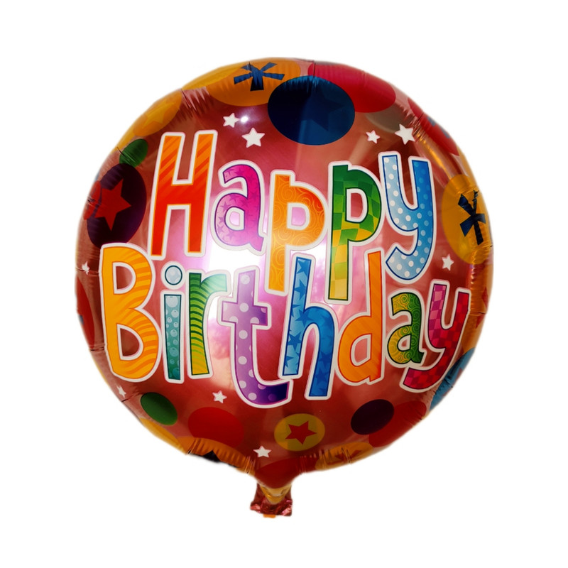 بادکنک فویلی طرح Happy Birthday 