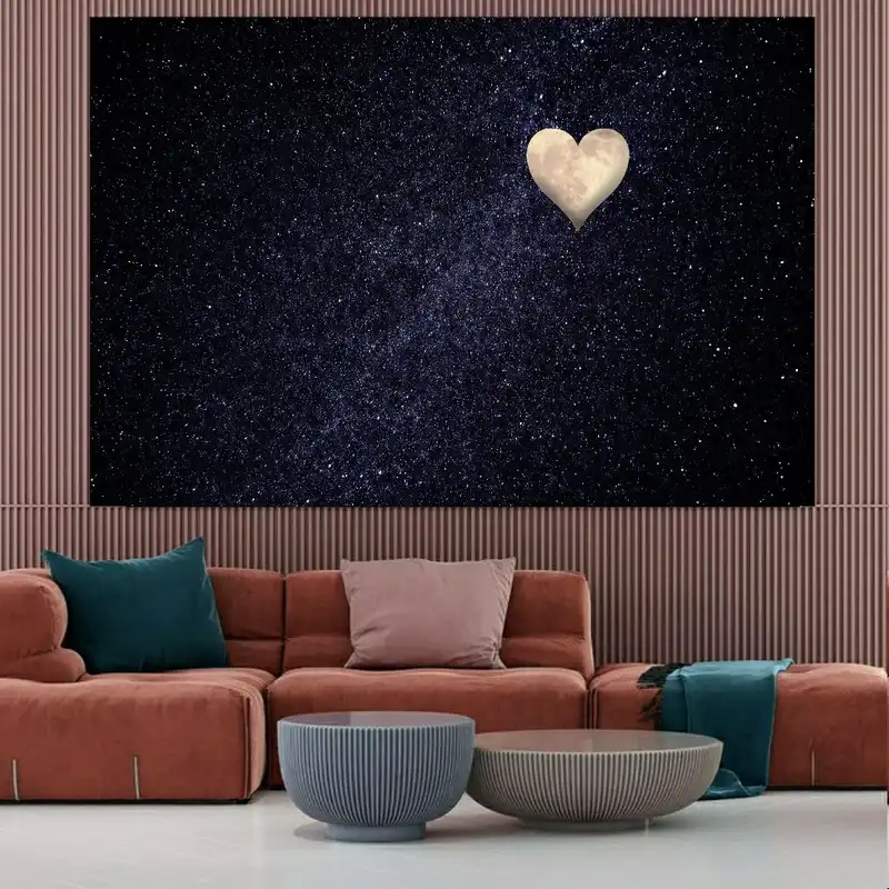 تابلو بوم طرح کهکشان مدل قلب تنها SDB2824