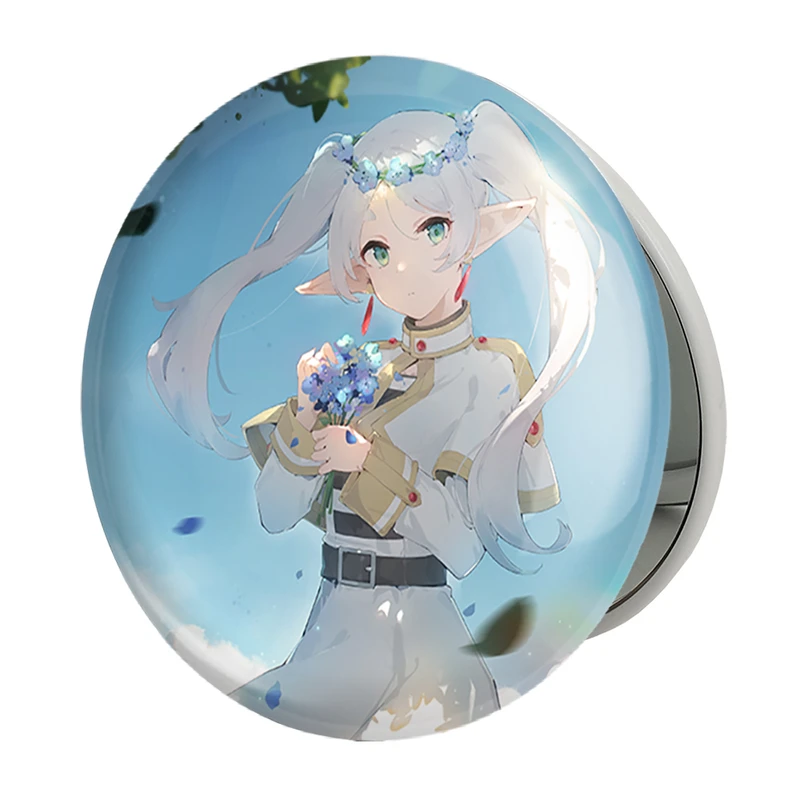 آینه جیبی خندالو طرح انیمه فریرن (Frieren) مدل تاشو کد 33855