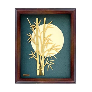 تابلو ورق طلا مارک گلد طرح بامبو کد tf187