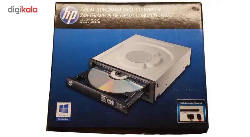 درایو DVD اینترنال اچ پی مدل DVD1265i با جعبه