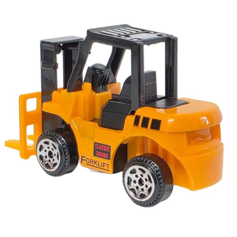 ماشین بازی ناب سل مدل لیفتراک فلزی راهسازی باکس دار کد ROAD CONSTRUCTION NAAB006A