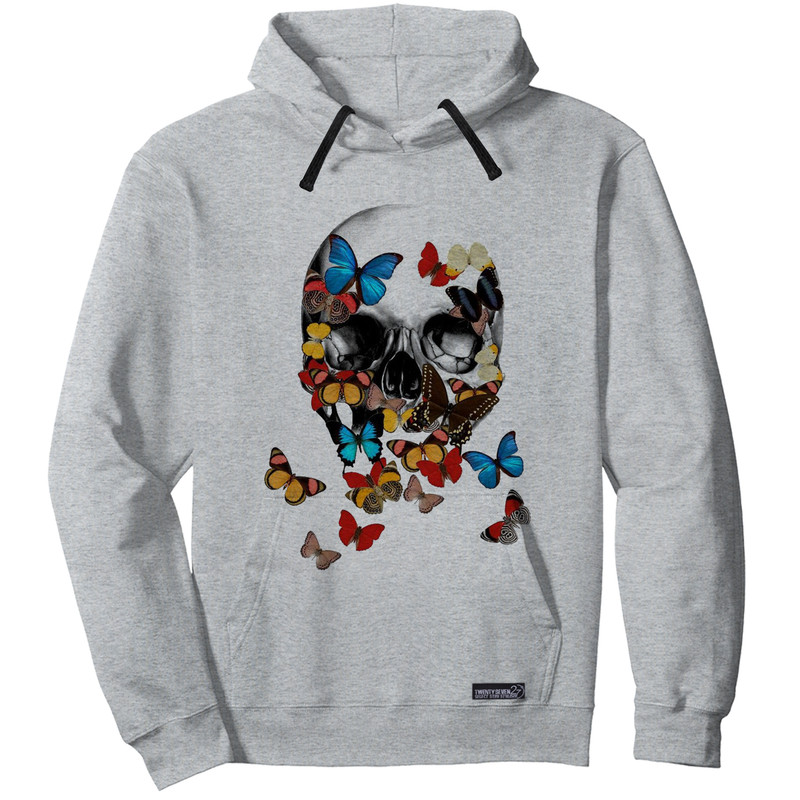 هودی زنانه 27 مدل Butterfly Skull کد MH613