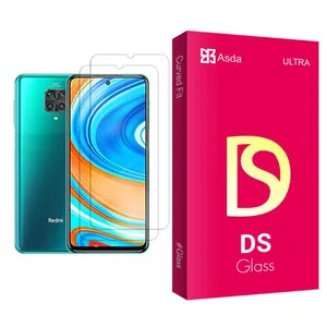 Asda DS Glass MIX002 Screen Protector For Xiaomi Redmi Note 9 Pro Pack Of 2