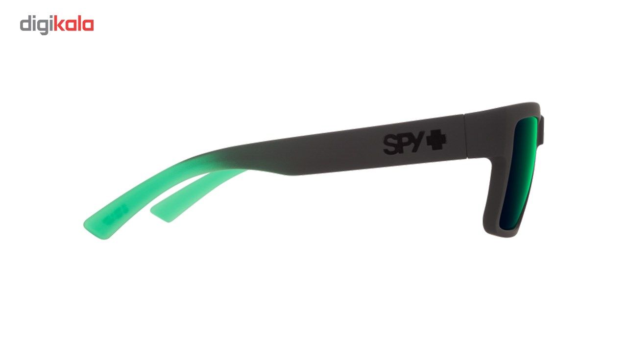 عینک آفتابی اسپای سری Montana سری Soft Matte Black Green Fade Happy Gray Green Green Flash -  - 3