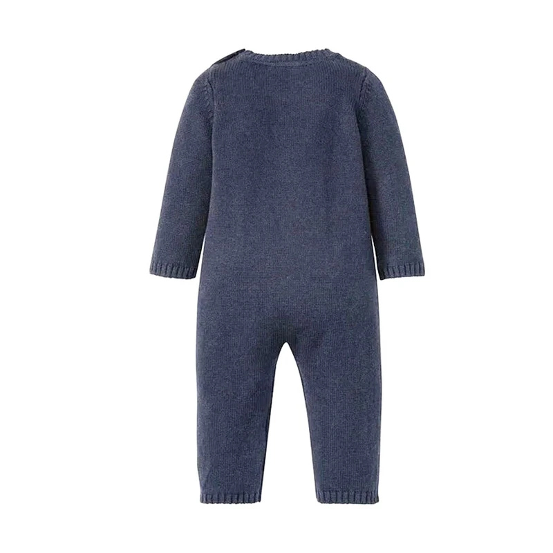 عکس شماره 3 : سرهمی بافتنی نوزادی لوپیلو مدل tak_blu