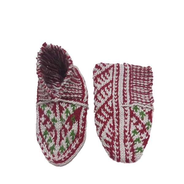 پاپوش بافتنی مدل کاج کد 00034