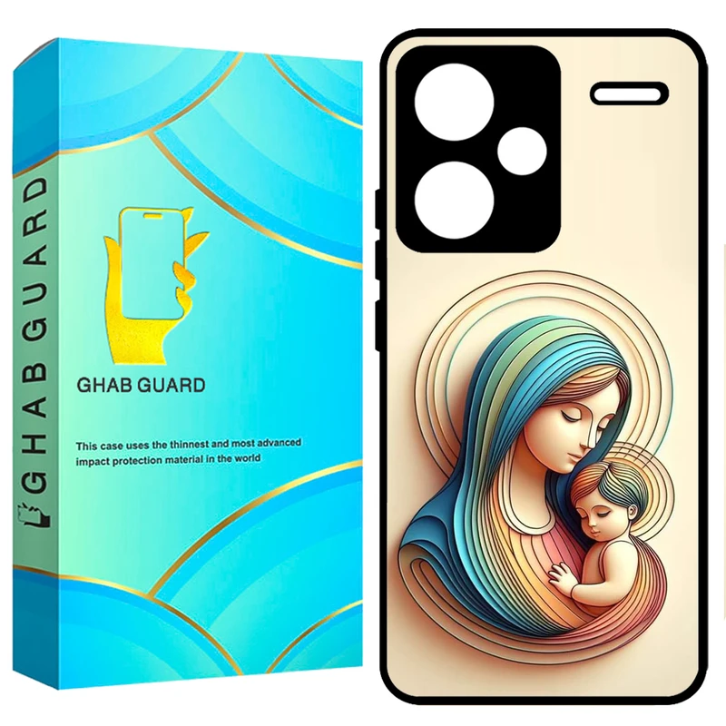 کاور قاب گارد طرح مادر و بچه مدل GCHPN13PL مناسب برای گوشی موبایل شیائومی Redmi Note 13 Pro Plus