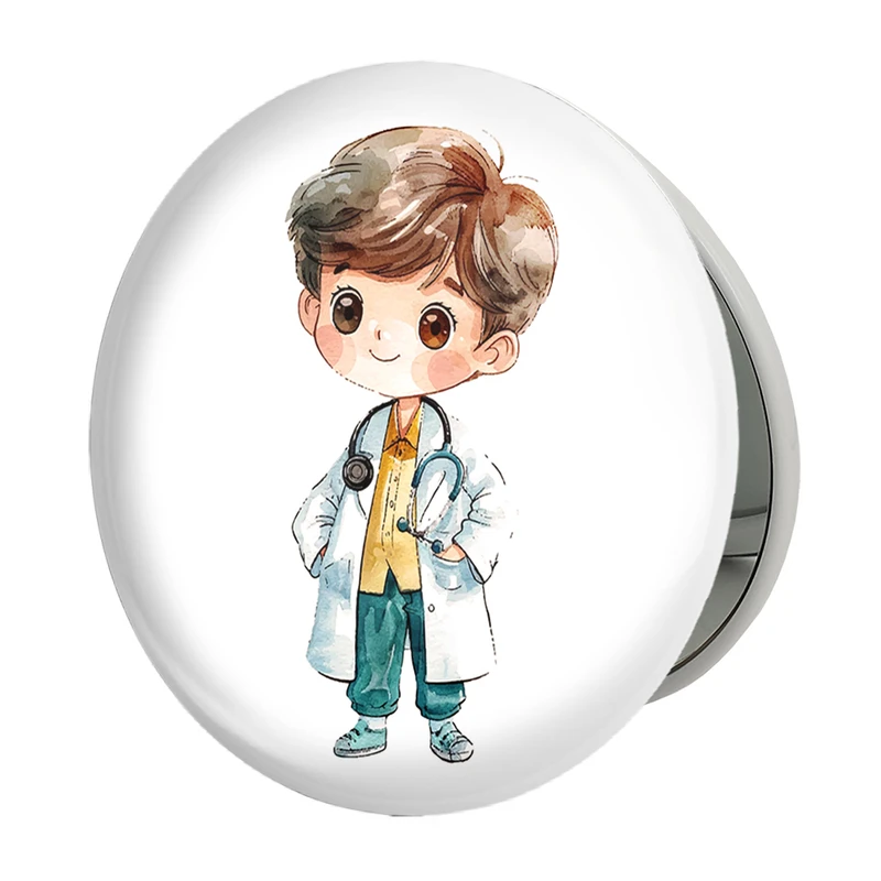 آینه جیبی خندالو طرح پزشک و پرستار کودکانه مدل تاشو کد 36510