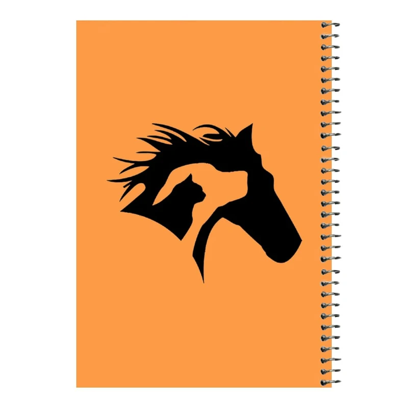 دفتر مشق 80 برگ اس جی مدل حیوانات   