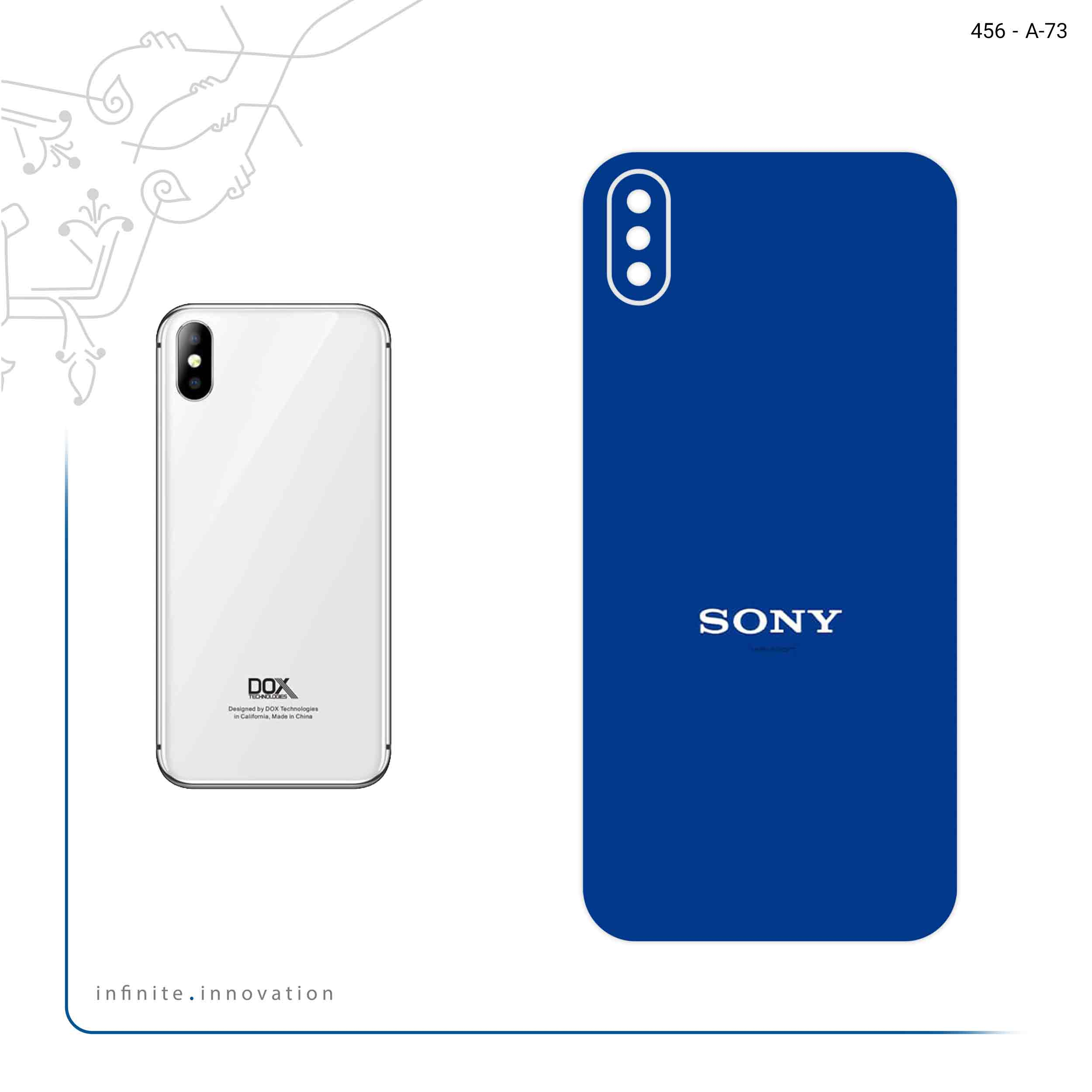 برچسب پوششی ماهوت مدل Sony مناسب برای گوشی موبایل داکس Botlex 2