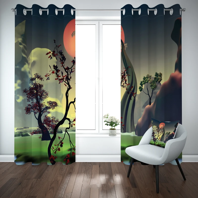 پرده مدل b2526 سایز 140×280 سانتی متر