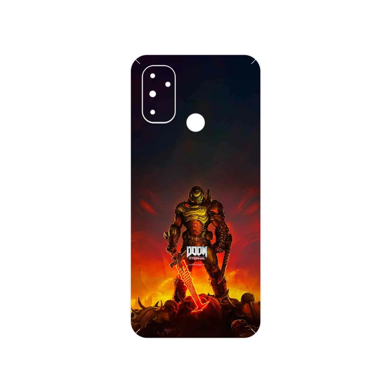 برچسب پوششی ماهوت مدل DOOM Game Series مناسب برای گوشی موبایل وان پلاس Nord N100