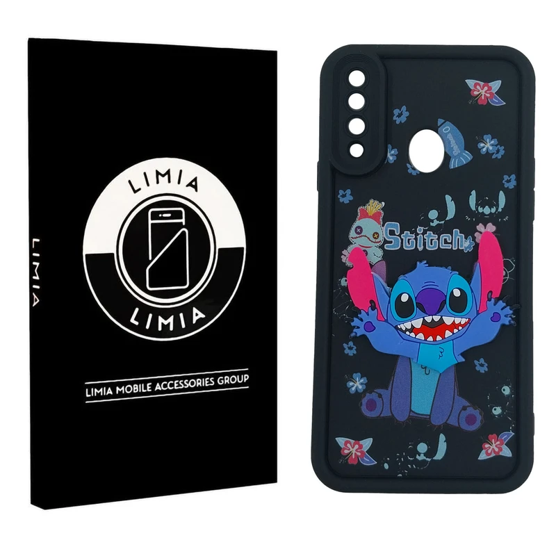 کاور لیمیا مدل سولید لنزدار طرح عروسکی برجسته مناسب برای گوشی موبایل سامسونگ Galaxy A20s