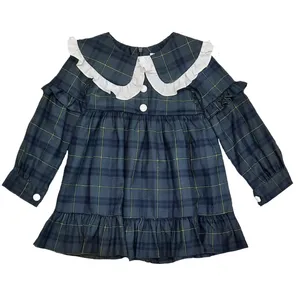 پیراهن دخترانه مدل چهارخانه کد cx4