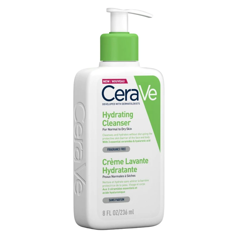 ژل شستشو صورت سراوی مدل Hydrating حجم 236 میلی لیتر