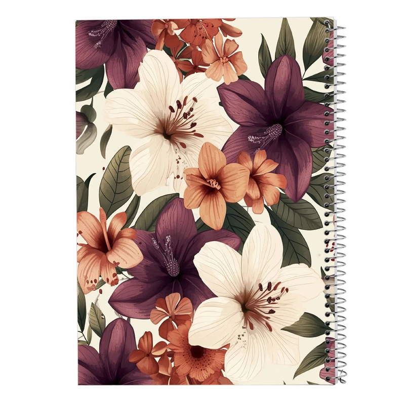 دفتر لیست خرید 50 برگ مدوپد مدل گل کد DF13302