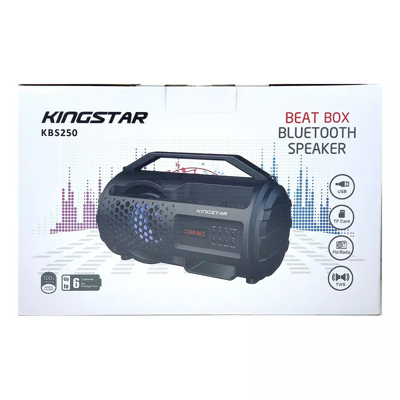 اسپیکر بلوتوثی قابل حمل کینگ استار مدل KBS250 1