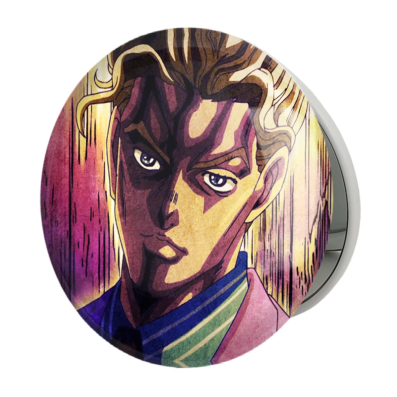 آینه جیبی خندالو طرح یوشیکاگه کیرا انیمه جوجو Jojo مدل تاشو کد 11512 