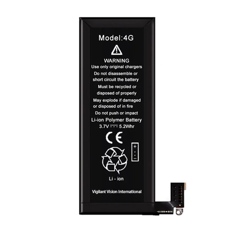 باتری موبایل مدل 4g با ظرفیت 1420mah مناسب برای گوشی آیفون 4