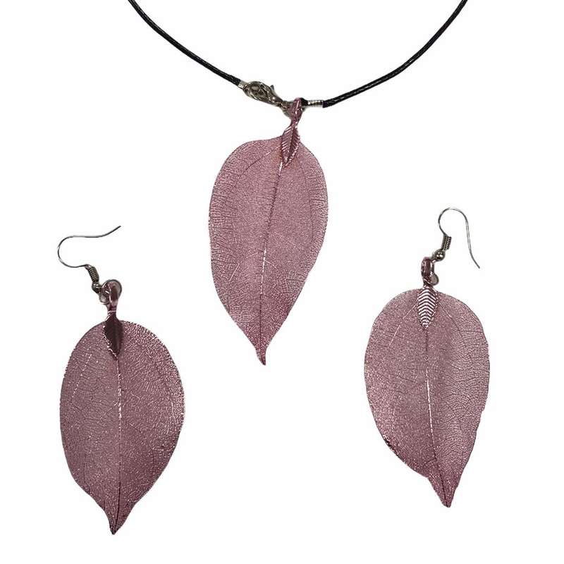 نیم ست دخترانه مدل برگ