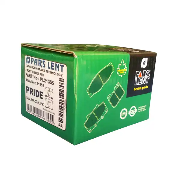 لنت ترمز جلو پارس مدل PL21355 مناسب برای پراید