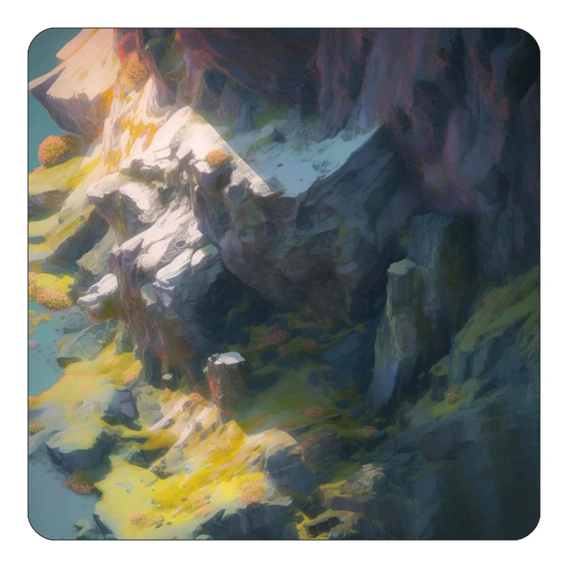 مگنت کاکتی طرح نقاشی رنگ روغن مدل mp71941