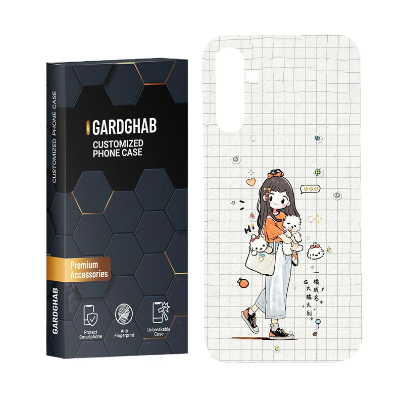 کاور گارد قاب مدل دخترانه مناسب برای گوشی موبایل سامسونگ Galaxy A14