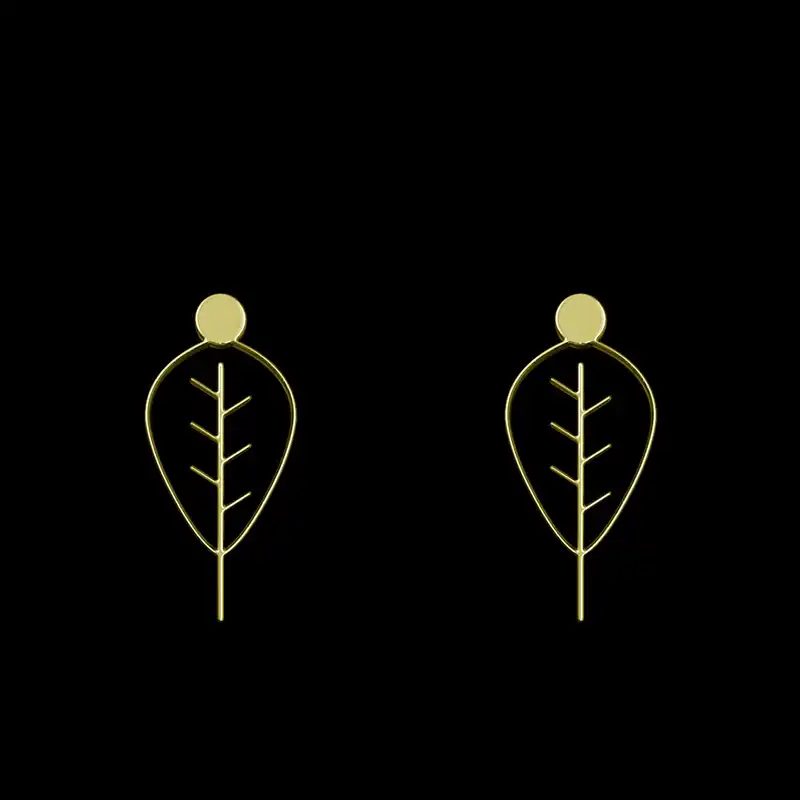 گوشواره طلا 18 عیار زنانه مدوپد مدل درخت کد GA1-15857