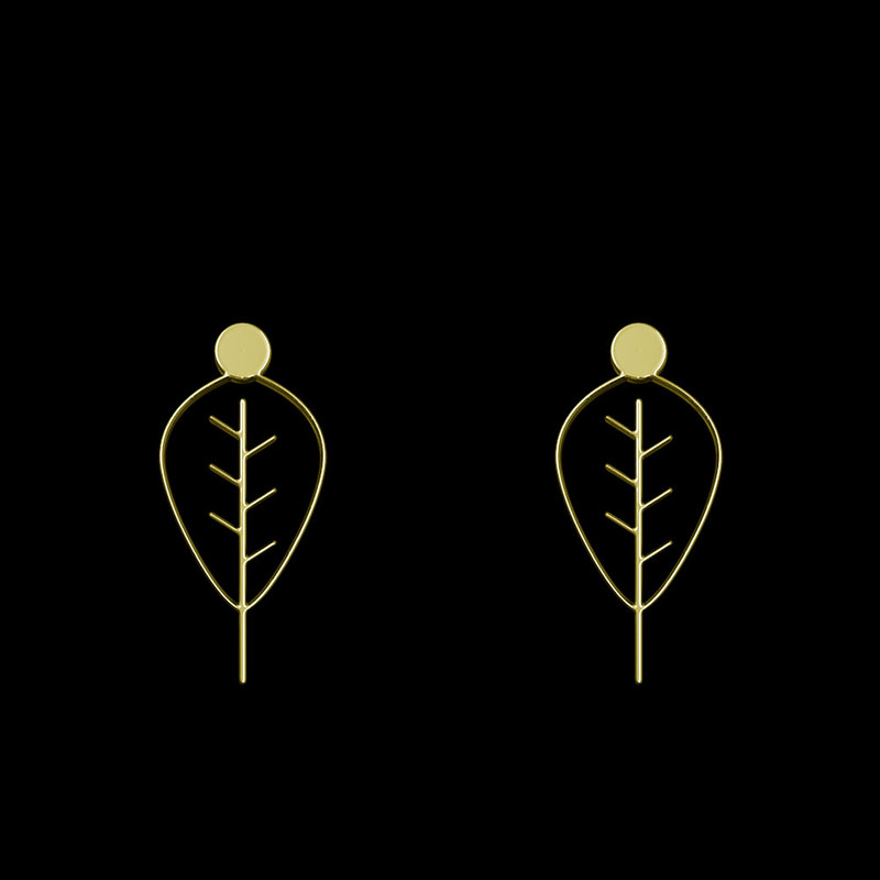 گوشواره طلا 18 عیار زنانه مدوپد مدل درخت کد GA1-15857