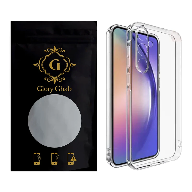 کاور گلوری قاب مدل شفاف SPACE مناسب برای گوشی موبایل سامسونگ Galaxy A55