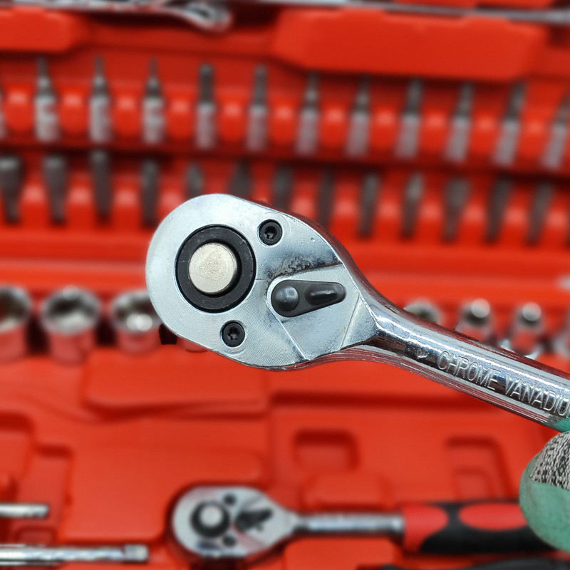 آچار بکس جی ان ترد کد 1210 مجموعه 77 عددی