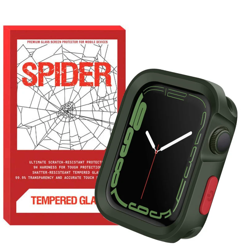 کاور اسپایدر مدل Silicone AMIZEE مناسب برای اپل واچ سری 4 / 5 / 6 سایز 44 میلی متری