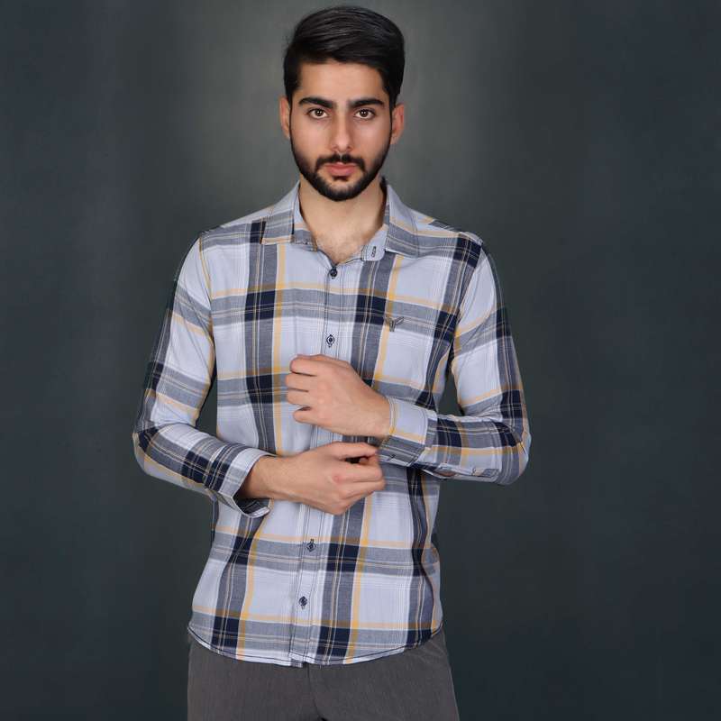 پیراهن آستین بلند مردانه پیکی پوش مدل M02548