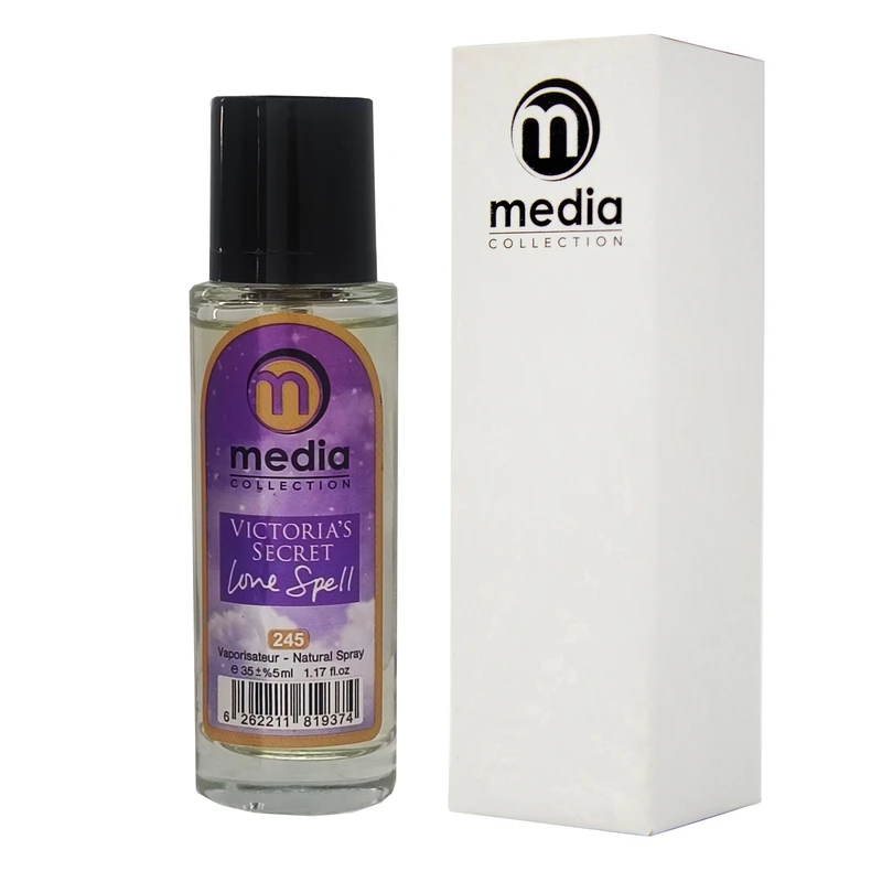 عطر جیبی زنانه مدیا مدل victoria secret love spell حجم 35 میلی لیتر 