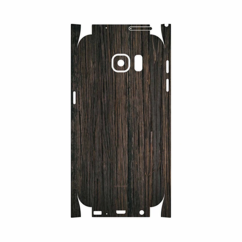 برچسب پوششی ماهوت مدل Burned Wood-FullSkin مناسب برای گوشی موبایل سامسونگ Galaxy S7
