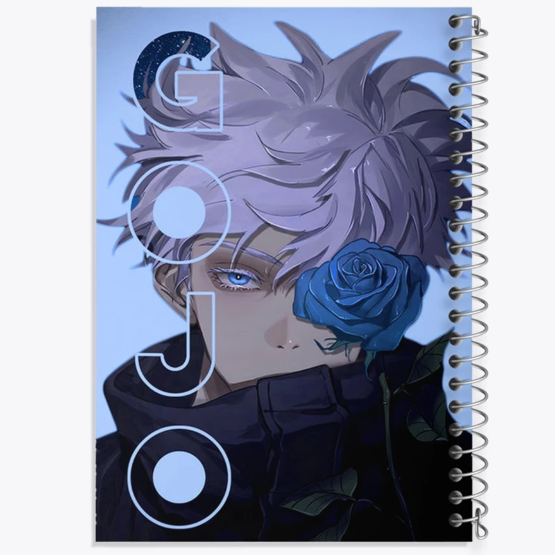 دفتر مشق 100 برگ خندالو طرح گوجو ساتورو انیمه جوجوتسو کایزن کد F1996