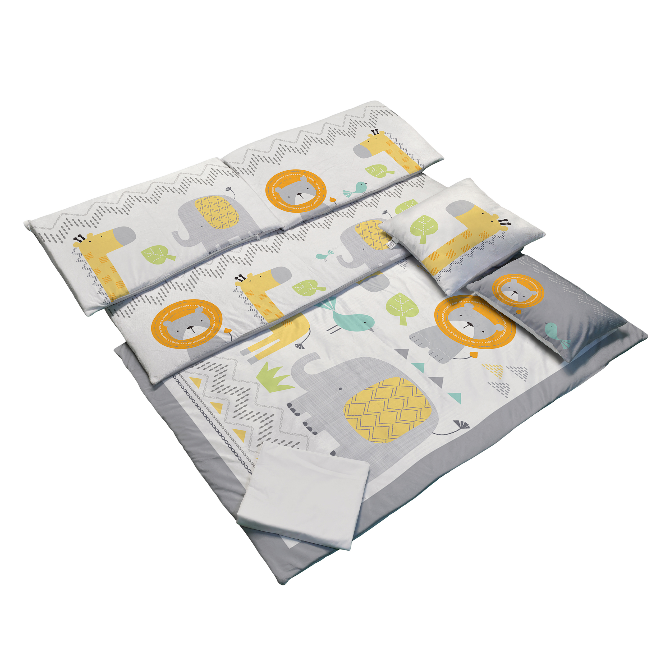 سرویس روتختی 7 تکه کودک مامزکیوتی مدل مزرعه SK77