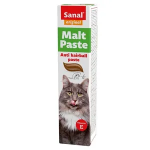 تشویقی گربه سانال مدل Malt Anti-Hairball وزن 100 گرم