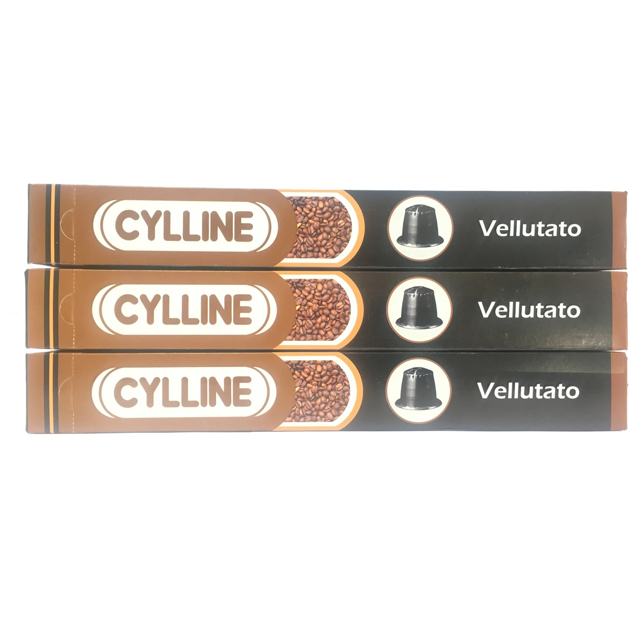 کپسول نسپرسو CYLLINE مدل Vellutato بسته 3 عددی