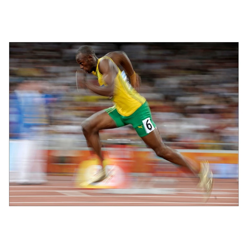 تابلو شاسی ونسونی طرح Bolts Running سایز 30x40 سانتی متر