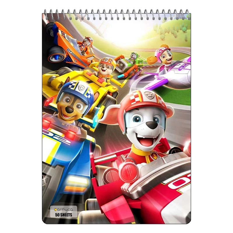 دفتر نقاشی 50 برگ سیمی کارنیکا طرح سگ های نگهبان paw patrol کد 36354