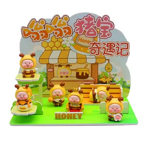 فیگور مدل سرامیکی طرح زنبور کد n0200 ارتفاع 11 سانتی متر بسته 6 عددی