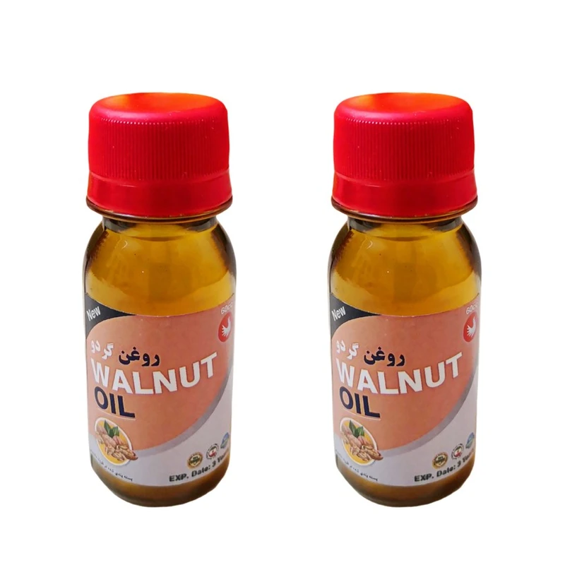 روغن گردو پامکا مدل پرس سرد حجم 60 میلی لیتر مجموعه 2 عددی