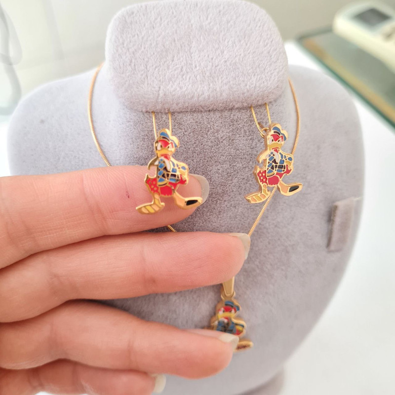 نیم ست دخترانه مدل اردک