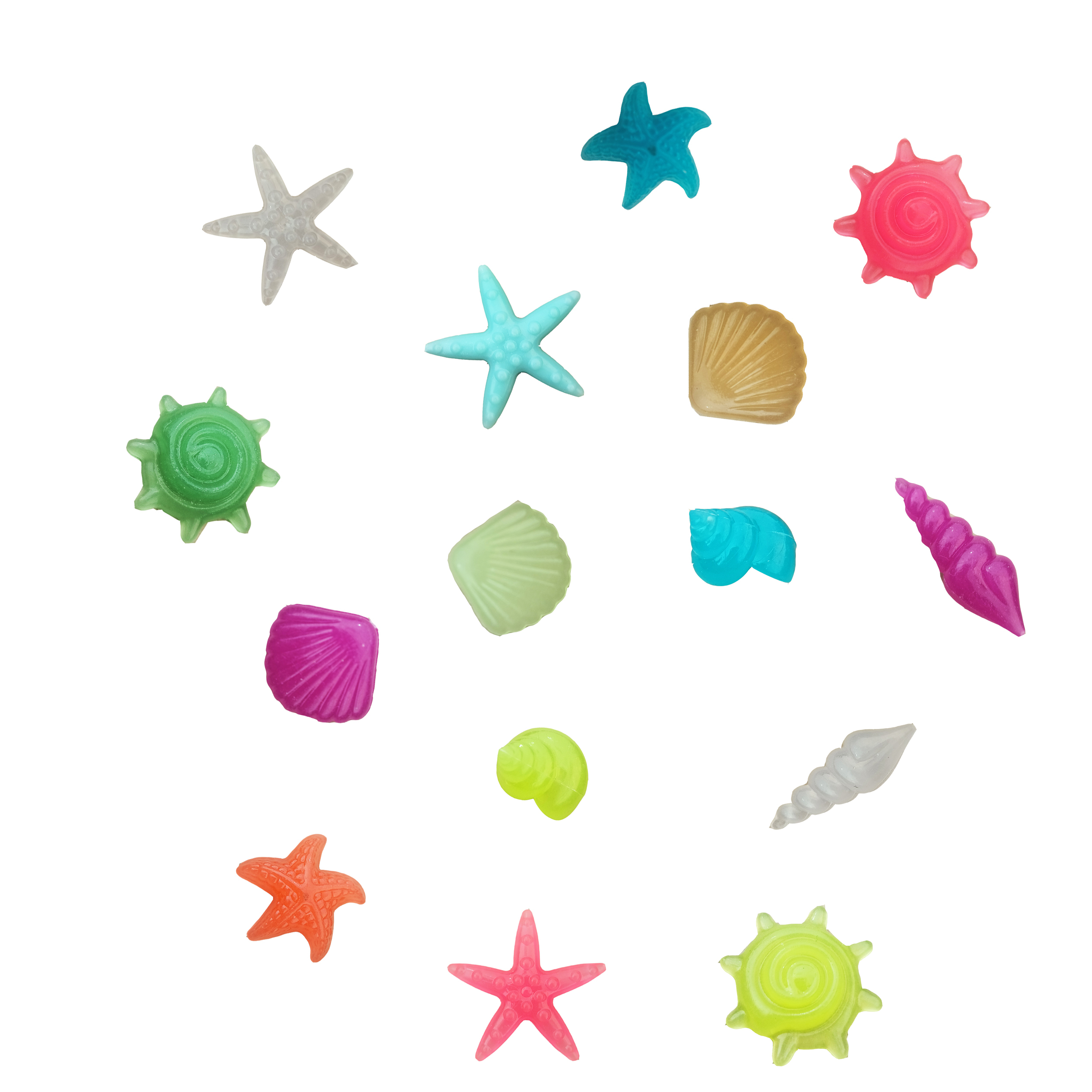 سنگ تزیینی آکواریوم مدل شب تاب کد SN01 مجموعه 15 عددی