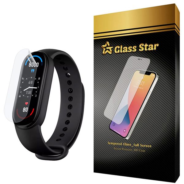 محافظ صفحه نمایش گلس استار مدل NPX مناسب برای مچ بند هوشمند شیائومی Mi Band 6 / Mi Smart Band 6